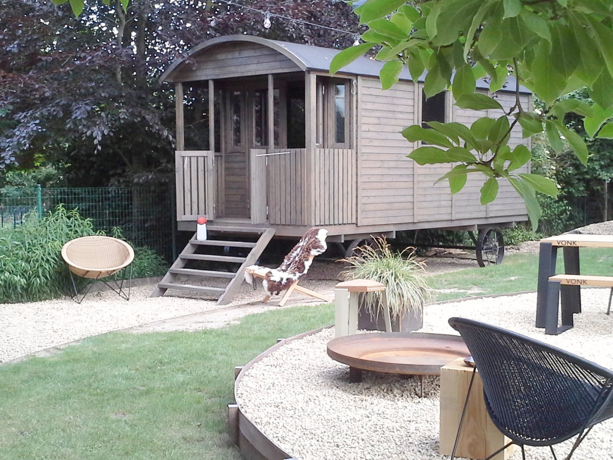 Pipowagen PADDY 480cm incl. veranda bouwpakket