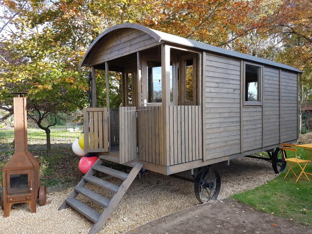 Pipowagen KATHY 508cm incl. veranda bouwpakket