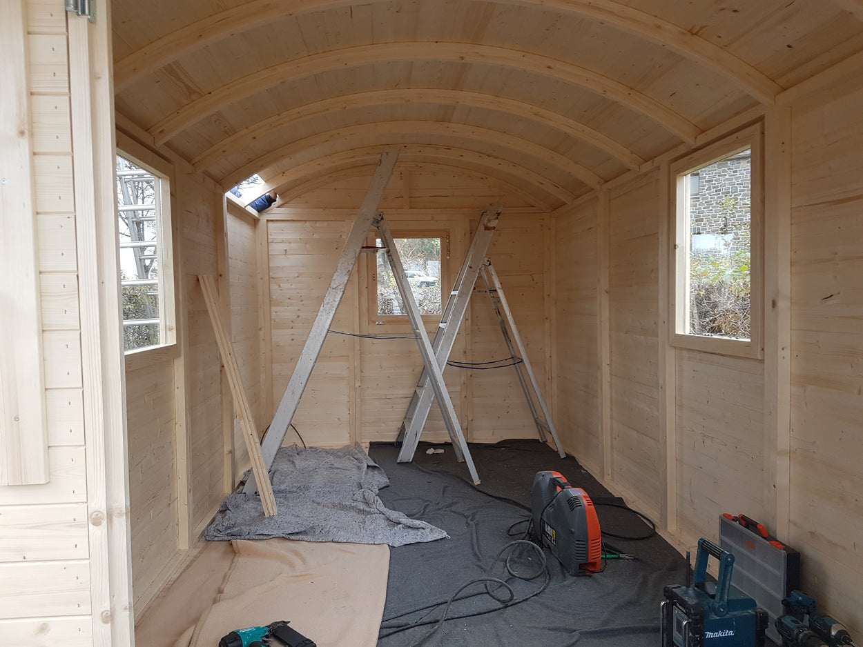 Pipowagen KATHY 508cm incl. veranda bouwpakket