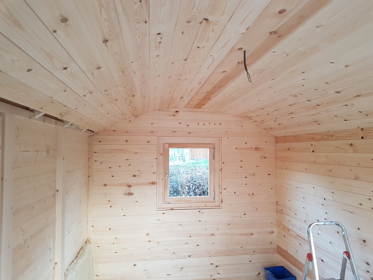 Pipowagen PADDY 480cm incl. veranda bouwpakket