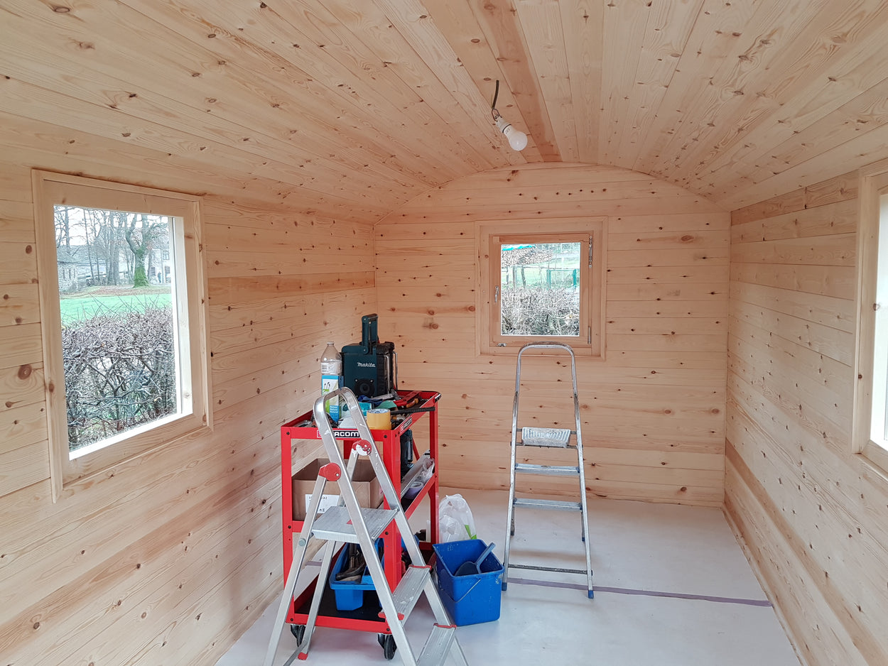 Pipowagen PADDY 480cm incl. veranda bouwpakket