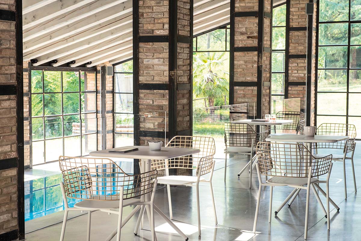 Lyze chair Aluminium / 2 stuks