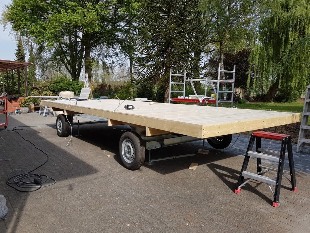 Pipowagen KATHY 508cm incl. veranda bouwpakket