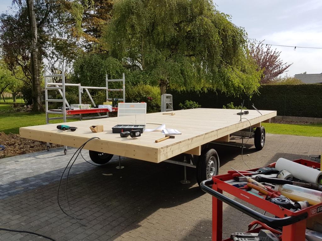 Pipowagen PATRICIA 480cm met 1,5 deur bouwpakket