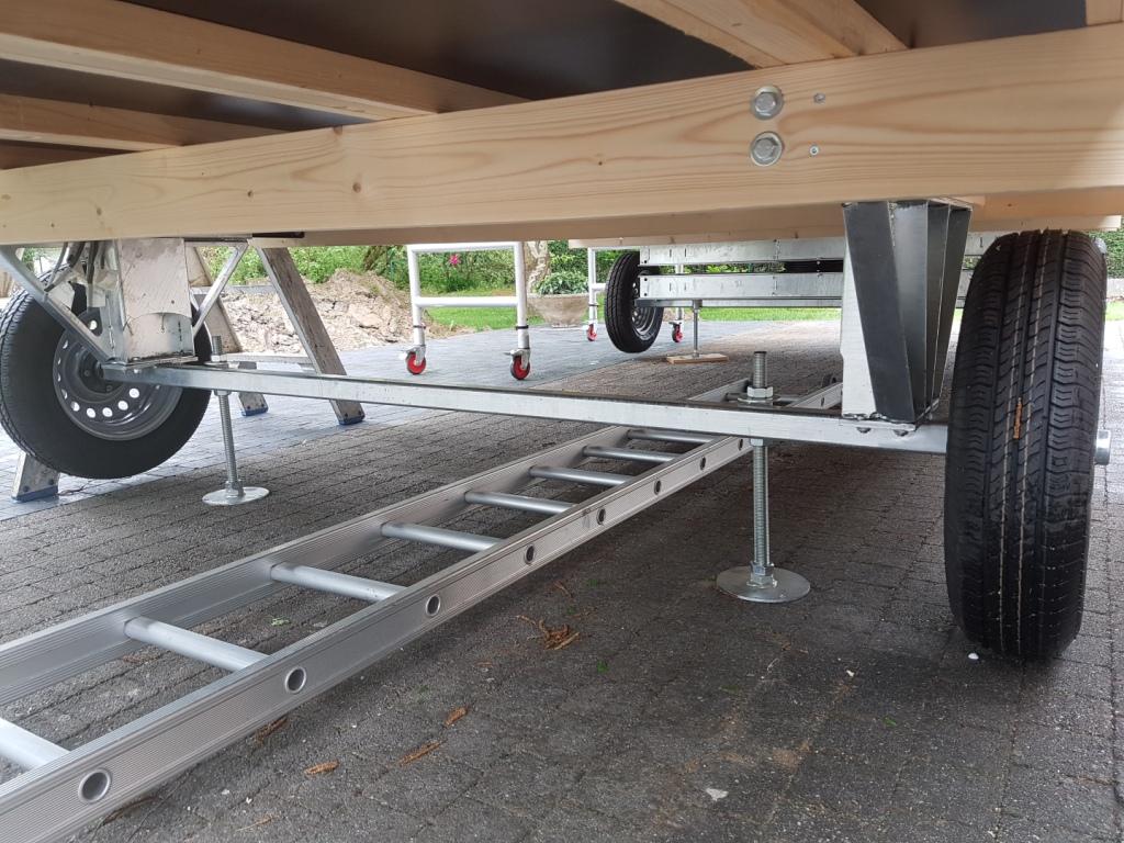 Pipowagen PATRICIA 480cm met 1,5 deur bouwpakket