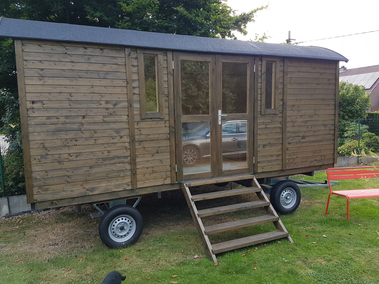 Pipowagen PATRICIA 480cm met 1,5 deur bouwpakket