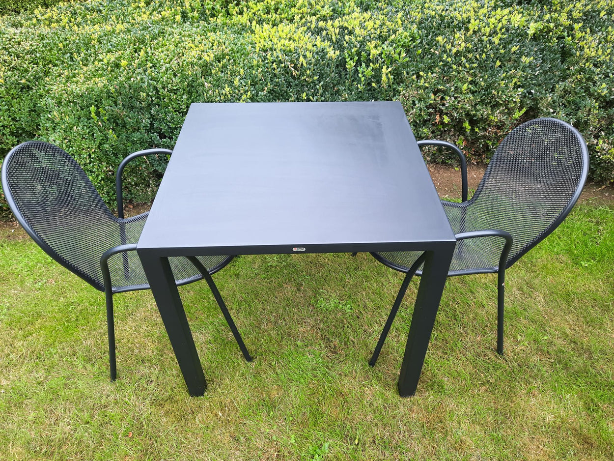 Set Nova tafel 80x80 / Ronda Armchair x2