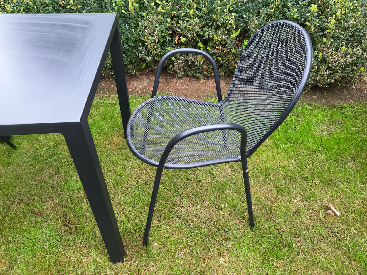 Set Nova tafel 80x80 / Ronda Armchair x2