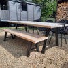 Set Matteo Dining table 215x100cm + Matteo Bench + Edgard dining chair x3