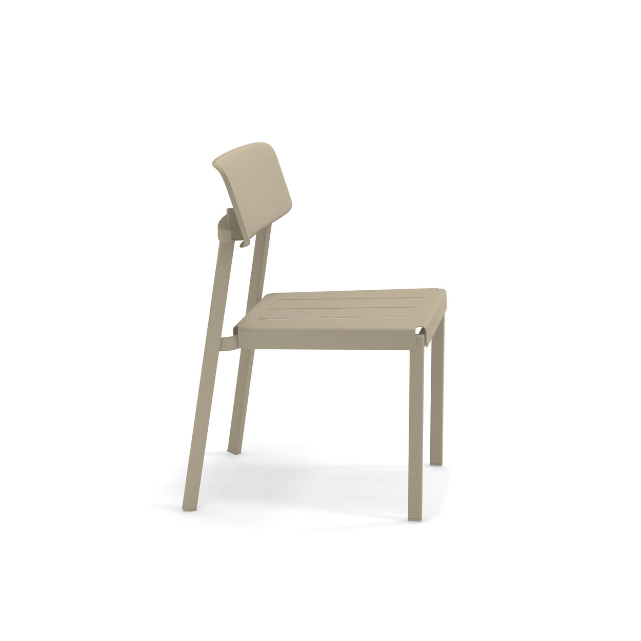 Shine chair Aluminium / 2 stuks