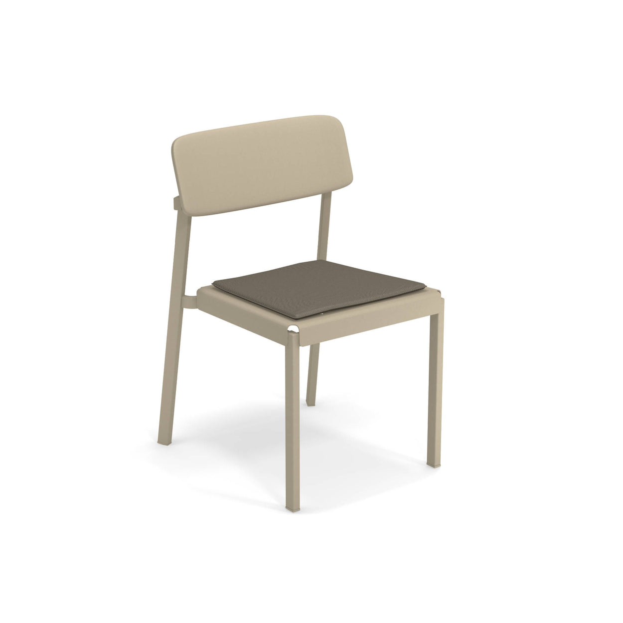 Shine chair Aluminium / 2 stuks