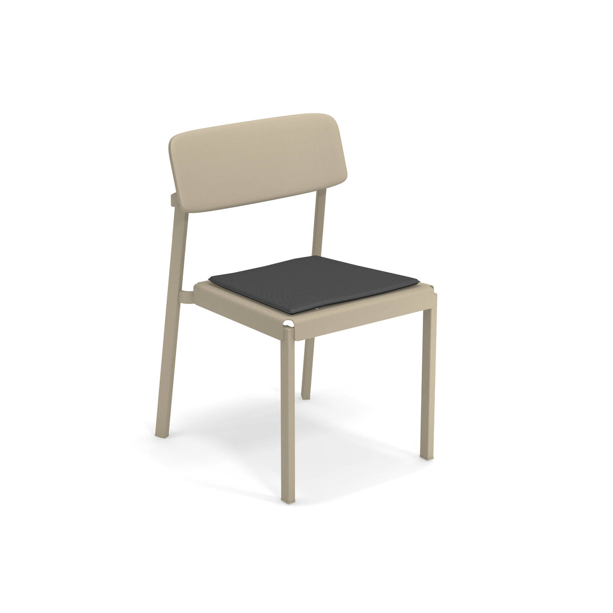 Shine chair Aluminium / 2 stuks