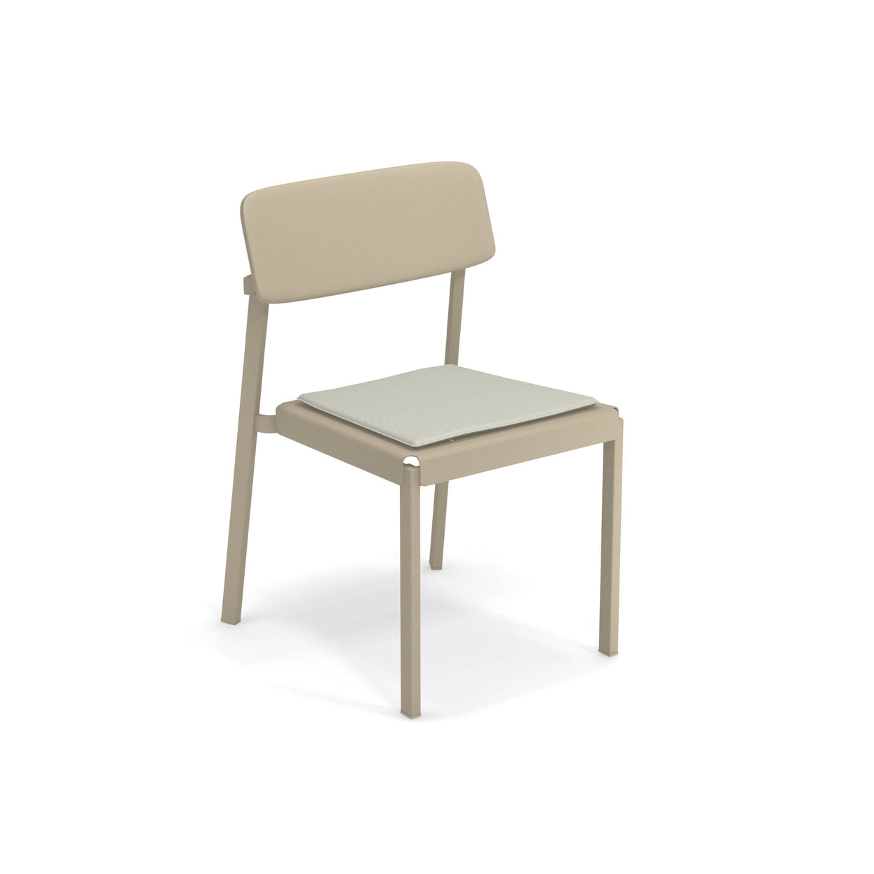 Shine chair Aluminium / 2 stuks