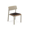 Shine chair Aluminium + Teak / 2 stuks