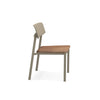 Shine chair Aluminium + Teak / 2 stuks