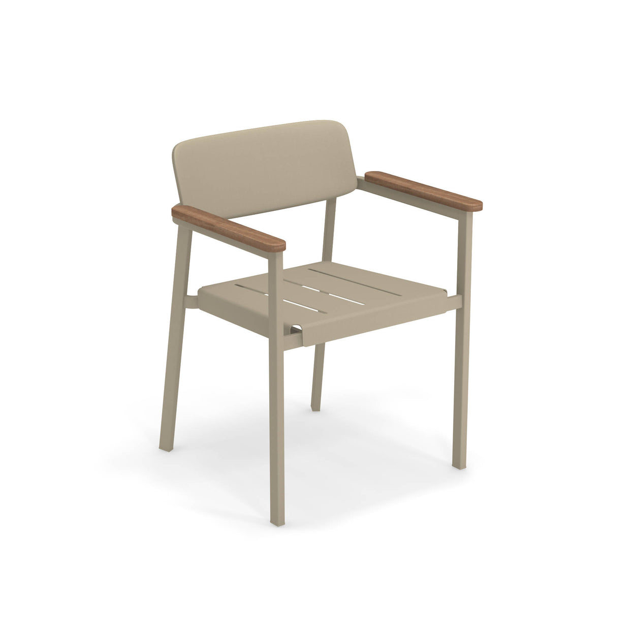 Shine armchair Aluminium / 2 stuks