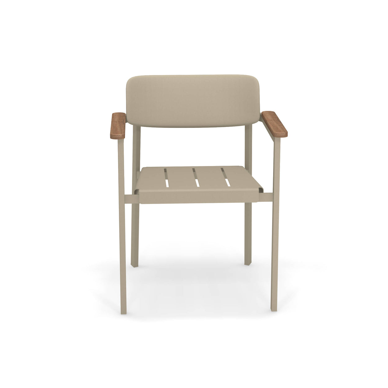 Shine armchair Aluminium / 2 stuks