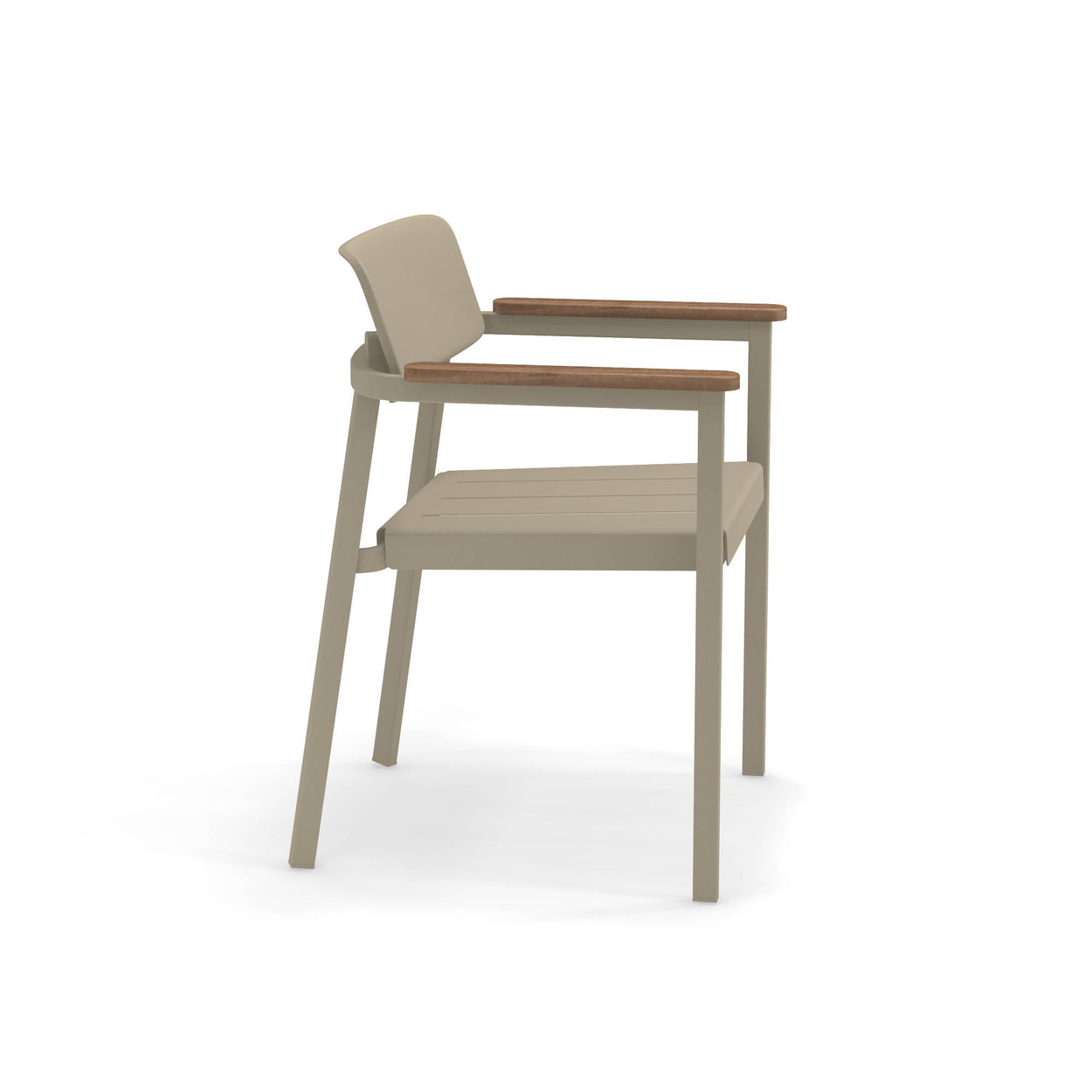 Shine armchair Aluminium / 2 stuks