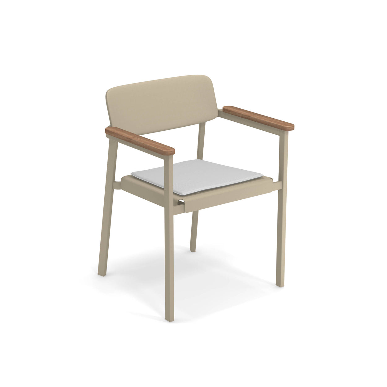 Shine armchair Aluminium / 2 stuks