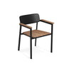 Shine armchair Aluminium + Teak / 2 stuks