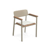 Shine armchair Aluminium + Teak / 2 stuks