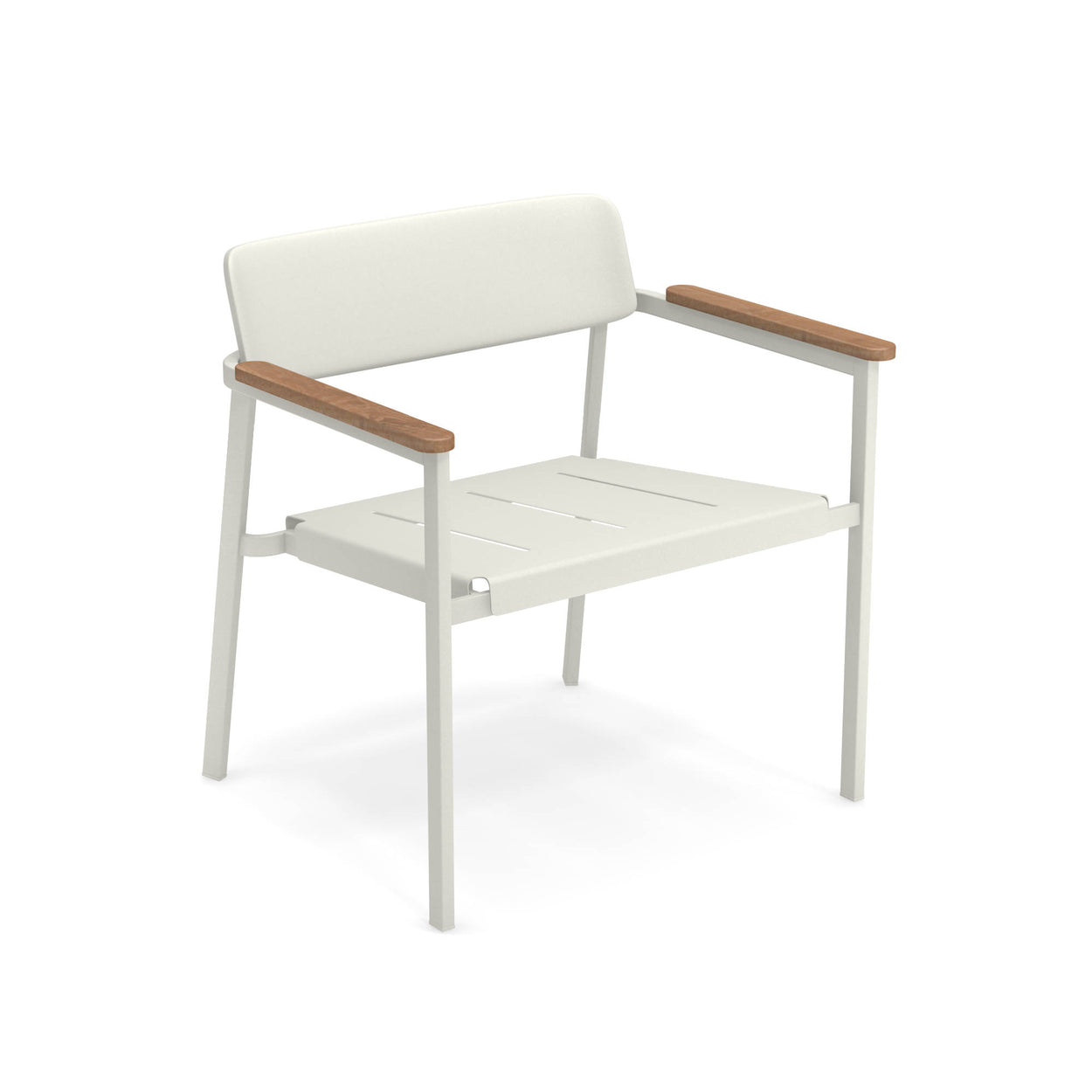 Shine Lounge chair Aluminium / 2 stuks