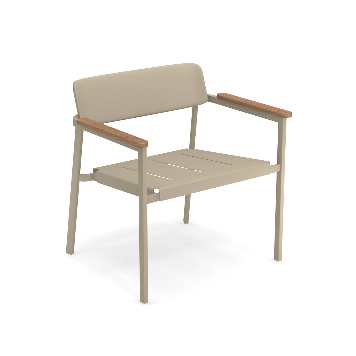 Shine Lounge chair Aluminium / 2 stuks