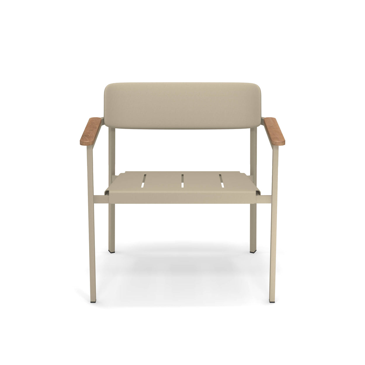 Shine Lounge chair Aluminium / 2 stuks