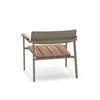 Shine Lounge chair Aluminium + Teak / 2 stuks