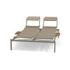 Shine Daybed Aluminium met verborgen wieltjes