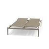 Shine Daybed Aluminium met verborgen wieltjes