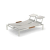 Shine Daybed Aluminium met verborgen wieltjes