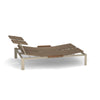 Shine Daybed Aluminium met verborgen wieltjes