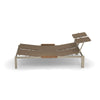 Shine Daybed Aluminium met verborgen wieltjes