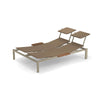 Shine Daybed Aluminium met verborgen wieltjes