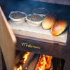 Outdooroven met pizzaoven