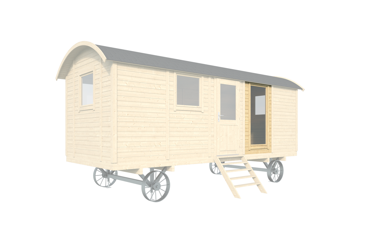 Paneel met raam tot beneden