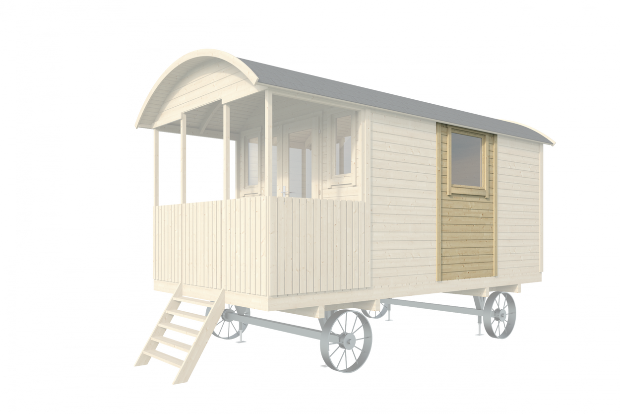 Paneel met enkel raam