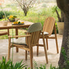 Twins armchair Teak / 2 stuks