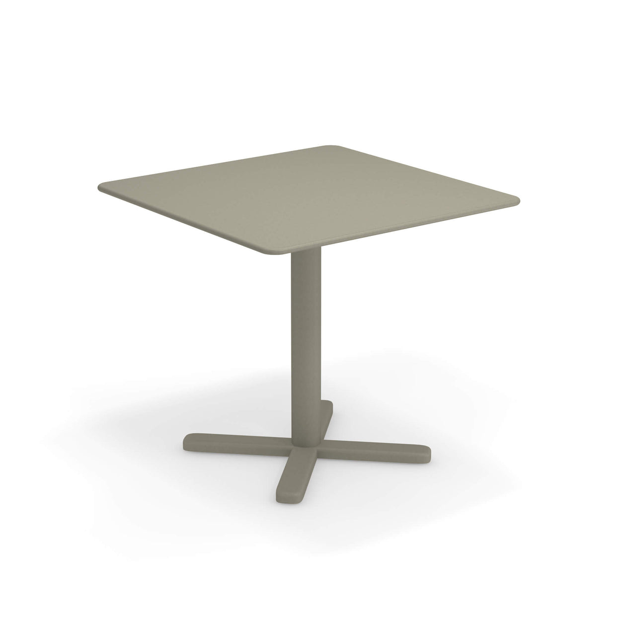 Set Darwin tafel 80x80 en Darwin armchair x4
