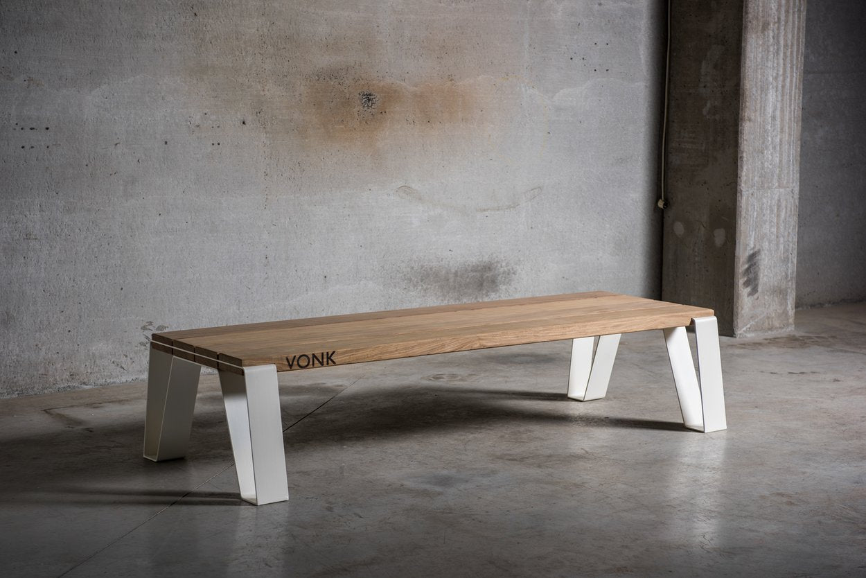 Muse Bench 240cm - Wit