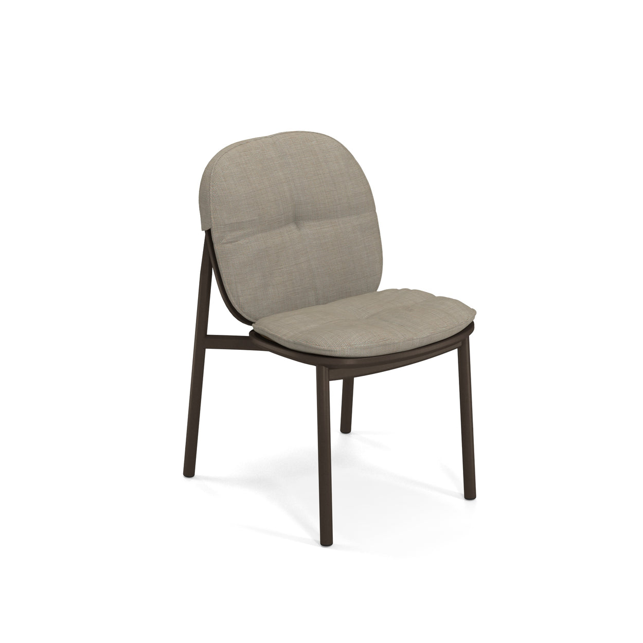 Twins chair Aluminium + Teak / 2 stuks