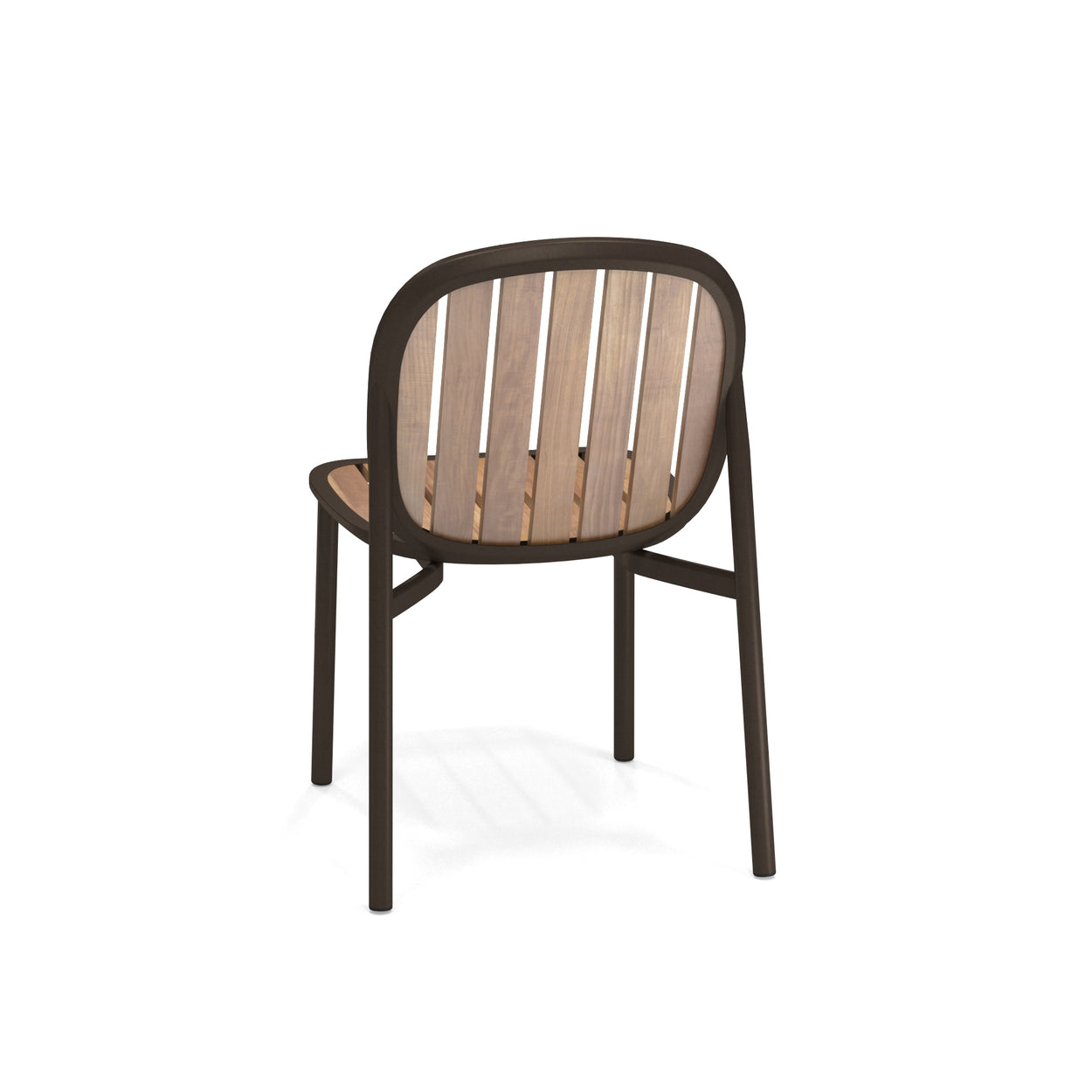 Twins chair Aluminium + Teak / 2 stuks