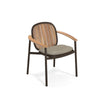 Twins armchair Aluminium + Teak / 2 stuks