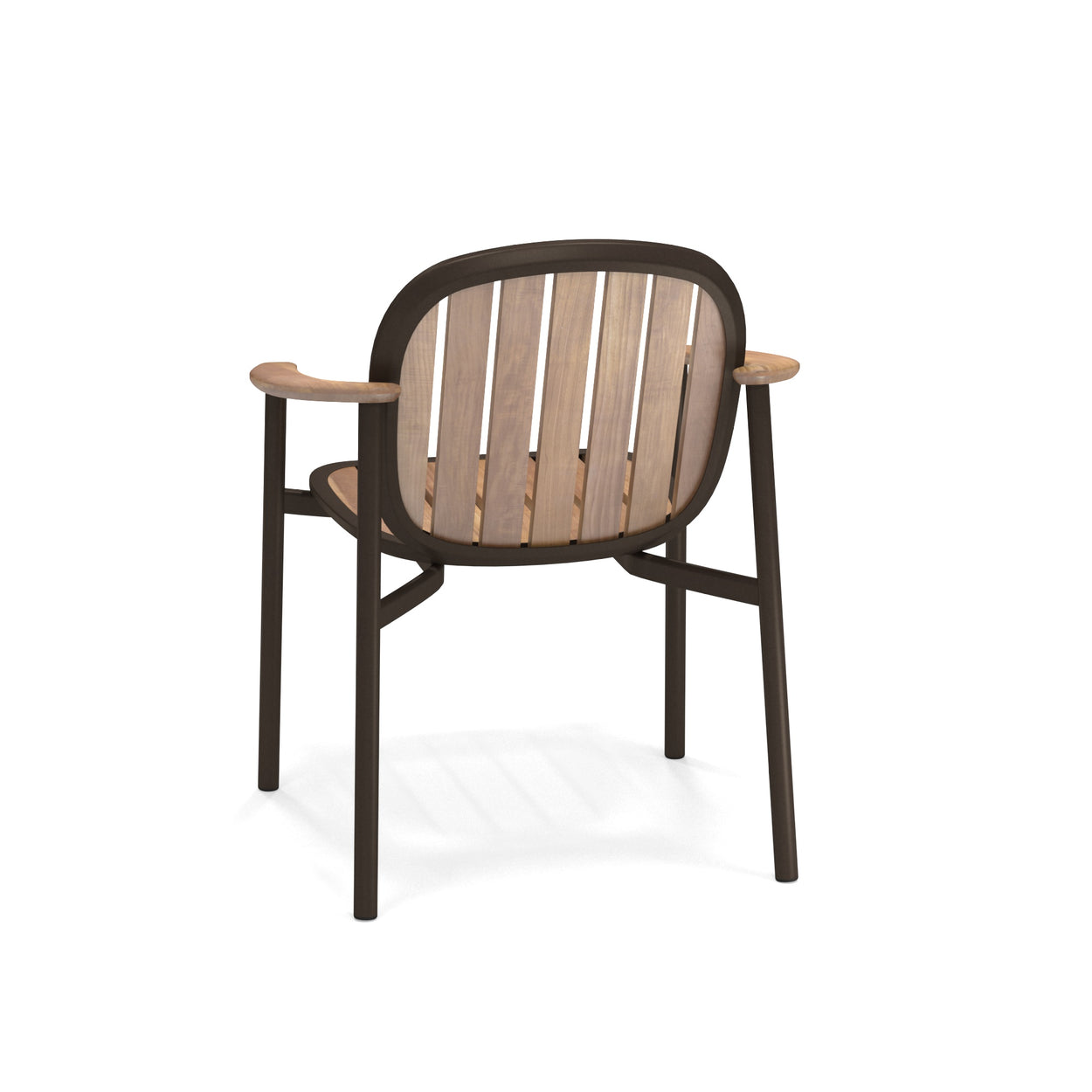 Twins armchair Aluminium + Teak / 2 stuks