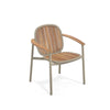 Twins armchair Aluminium + Teak / 2 stuks