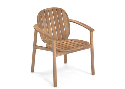 Twins armchair Teak / 2 stuks