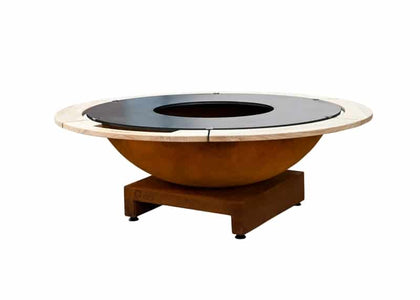 Piatto Basso Large 94cm - Corten