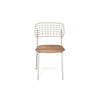 Lyze chair Aluminium + Teak / 2 stuks