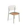 Lyze chair Aluminium + Teak / 2 stuks